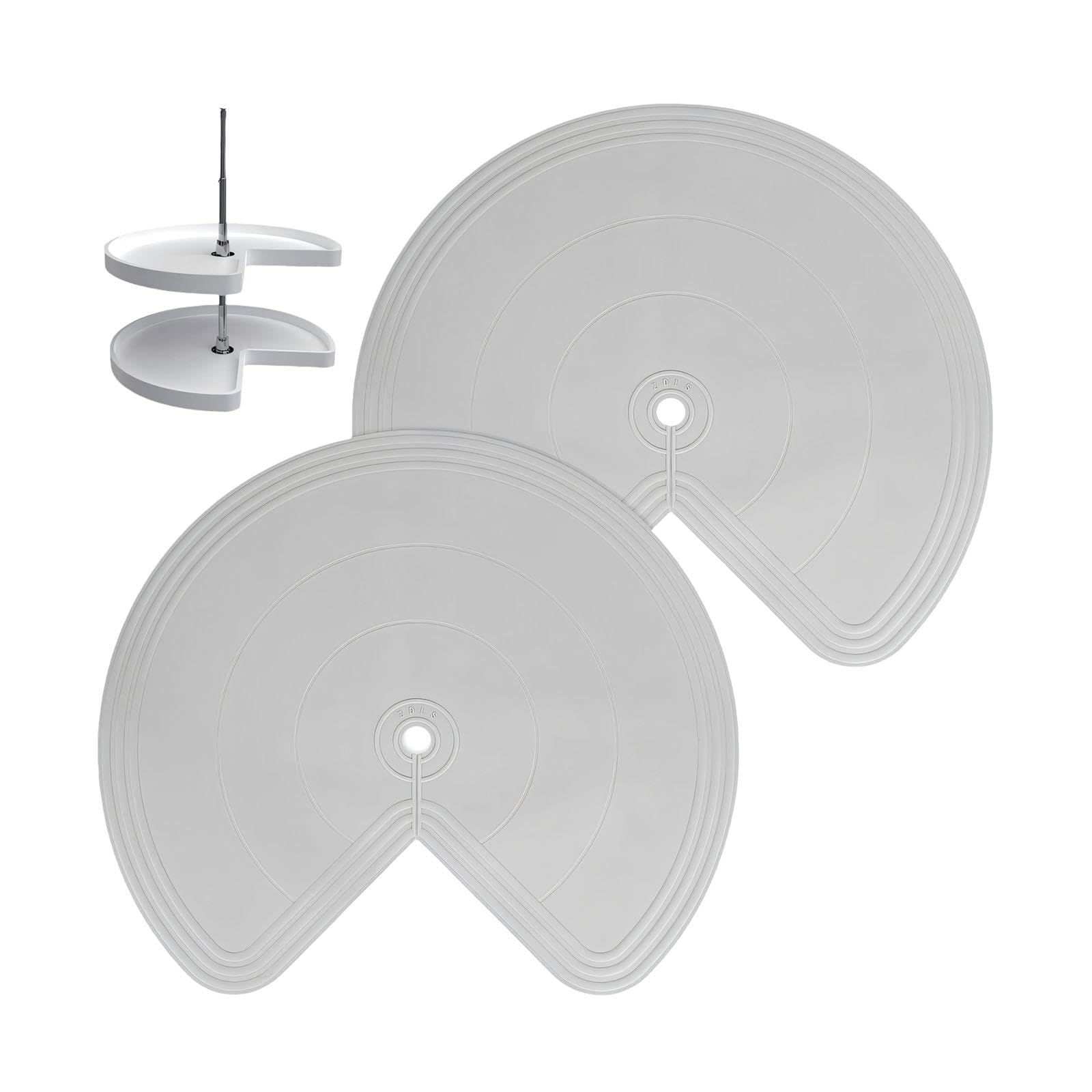Base in Silicone Resistente alle Buone Temperature per scaffali stoccaggio o Blocchi Ripiani angolati Perdite liquidi e segni Grasso La Copertura della Base Girevole in Silicone per i dai