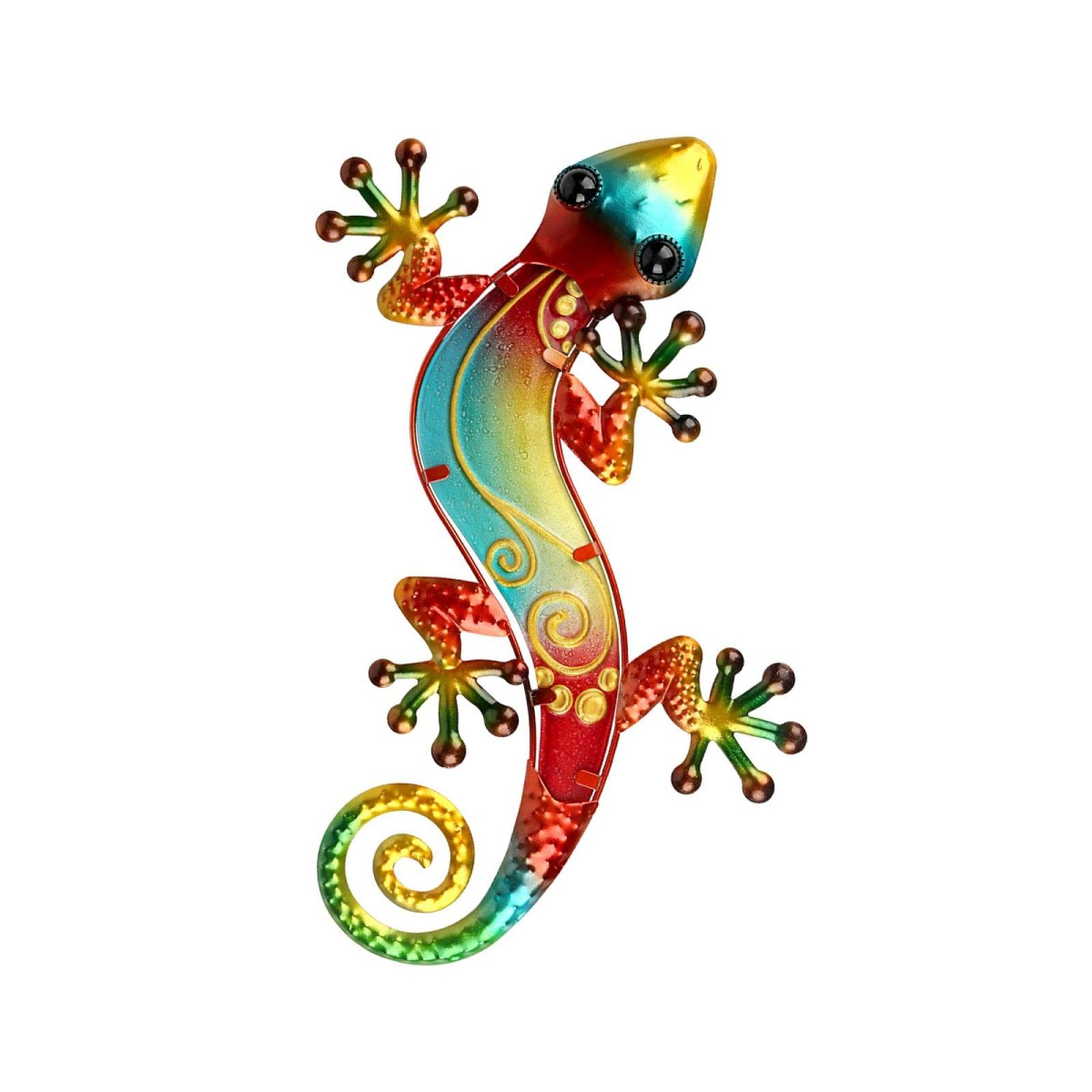 Sculpture de lézard décoration murale pour habiller un mur extérieur - 7
