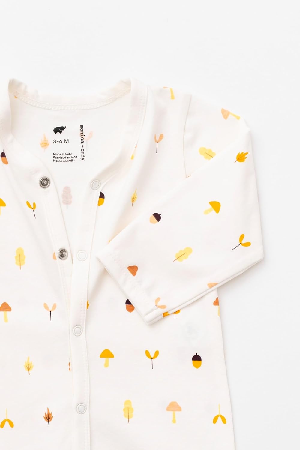 monica + andy On the Go Baby One Piece, 100% Organic Baby Clothes for Girls & Boys, Sizes For Preemie, Newborn, & Infant - Image 2