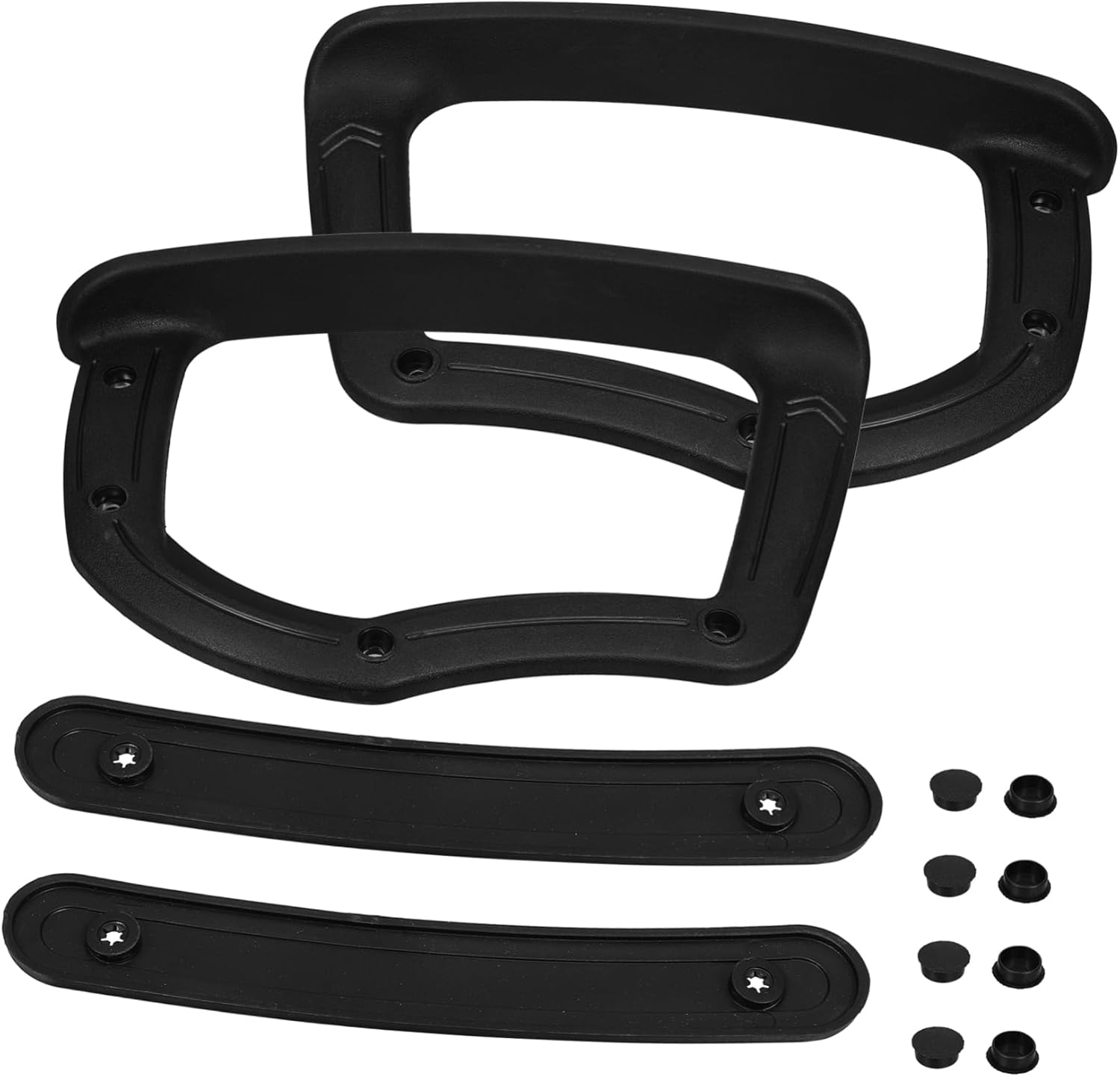 Professional Chair Arm Rest Parts Plastic Armrest Covers Stylish for Office Chairs