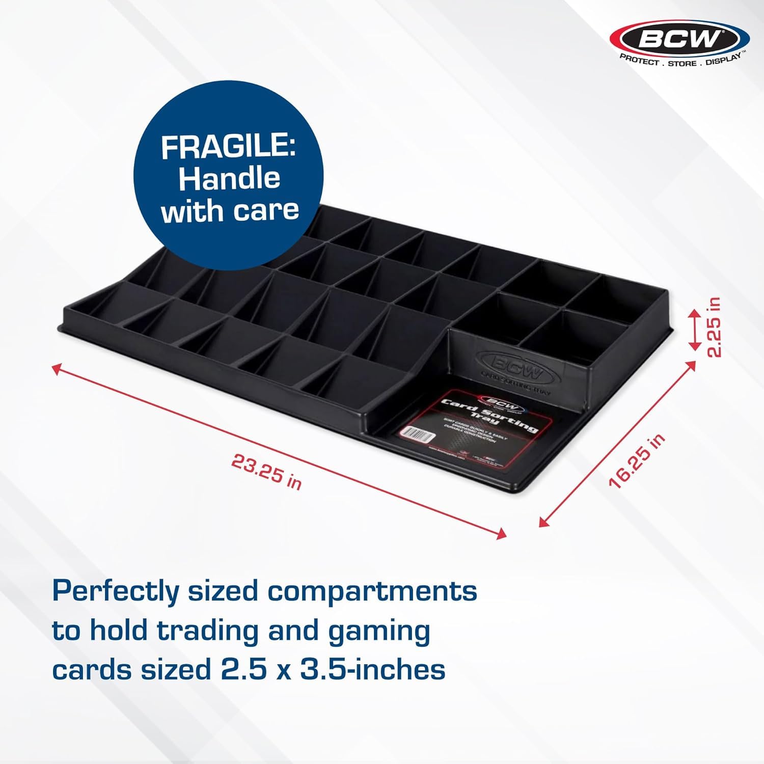 Amazon.com: BCW Card Sorting Tray - 2 ct | 24-Cell Trading Card Organizer  for TCG & Sports Cards | Compatible with Popular Games Like Pokémon,  Baseball, and Magic Cards