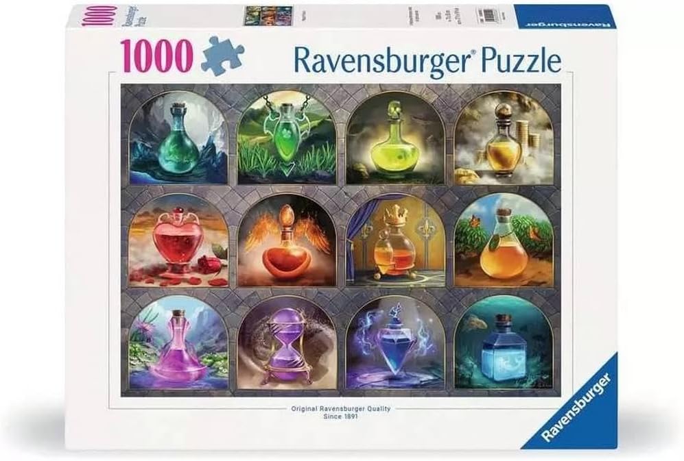 Ravensburger Magical Potions 1000 Piece Jigsaw Puzzle for Adults - 12000552 - Handcrafted Tooling, Made in Germany, Every Piece Fits Together Perfectly
