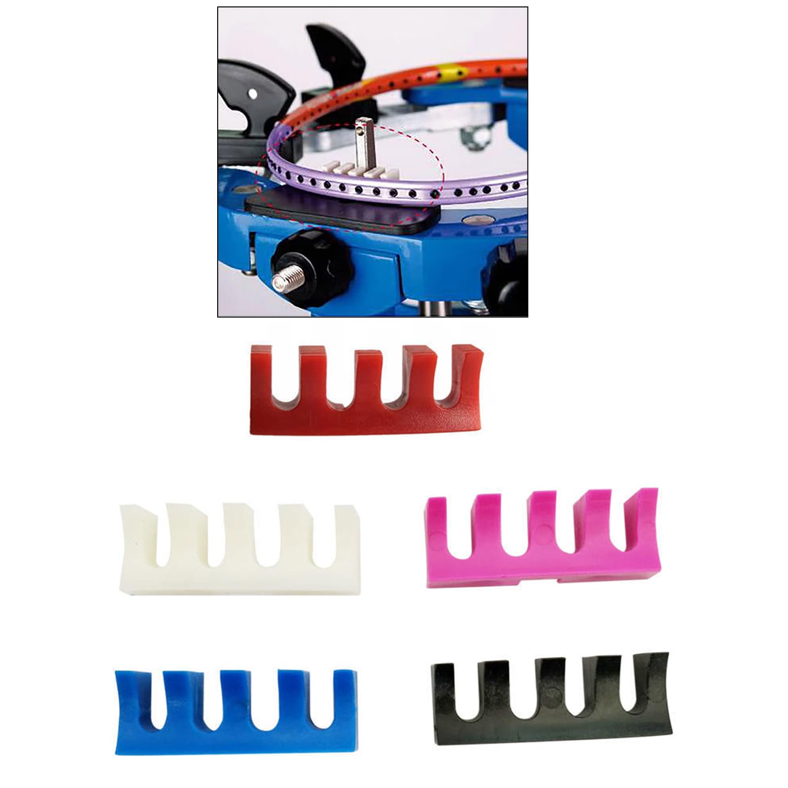 mioosho Badminton Machine, Pressure Tools, High Weight Charging Adapter, String Protector, Threading Machine, Easy to Use