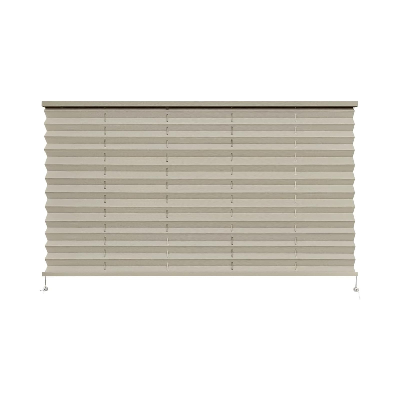 Dulepax RV Blinds - Pleated Shades, 44" W x 16" L Cappuccino RV Window Blinds for Camper, Travel Trailers &amp; Motorhome Windows