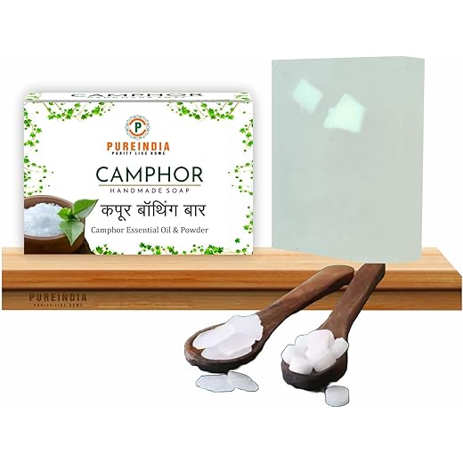 Pureindia Camphor Soap 100gm - Skin Soft & Fresh