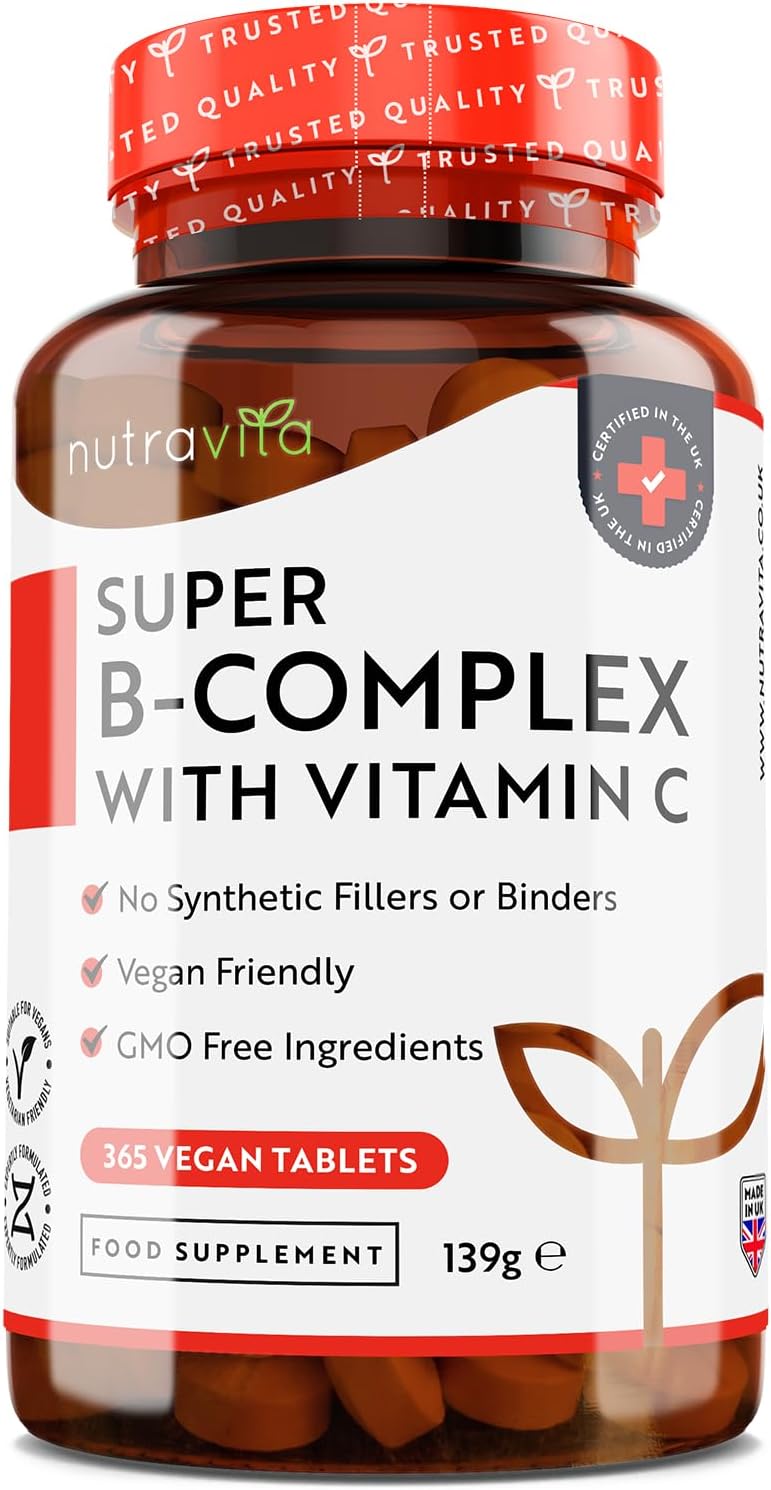 Super Vitamin B Complex 365 High Strength Tablets (6 Month Supply
