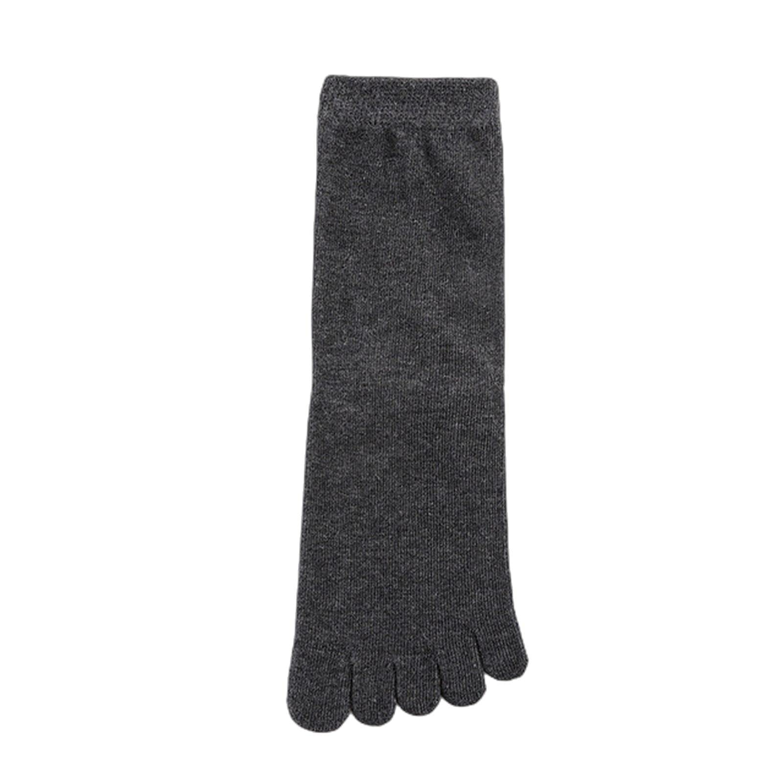 MOGSA Calcetines para mujer, 3 piezas, con cinco dedos, informales, cómodos, cálidos, separados, para mujer