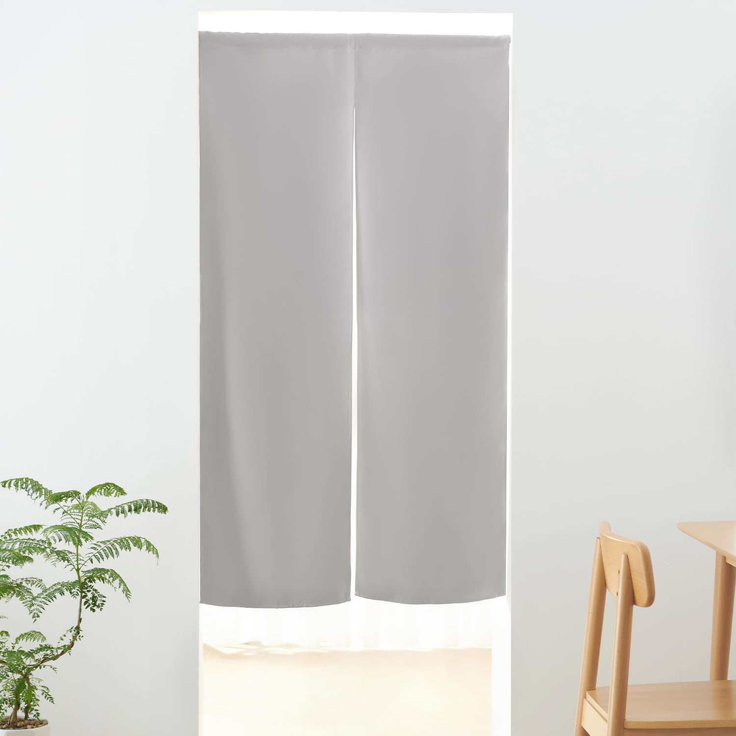 Kumori Blackout Noren 99.99% Light Block Thermal Insulated Door Curtain