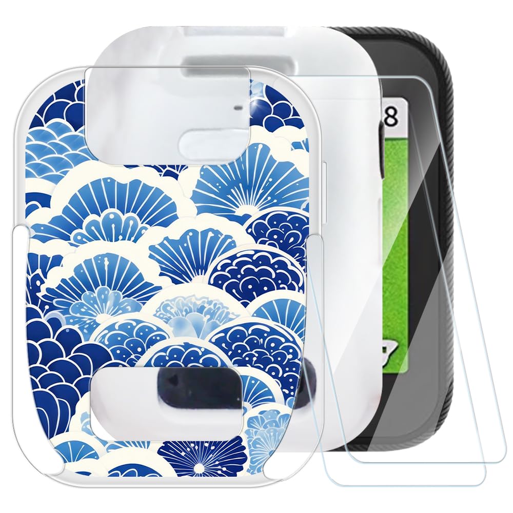Tempered Glass and Case for Garmin Approach G30 - Wave