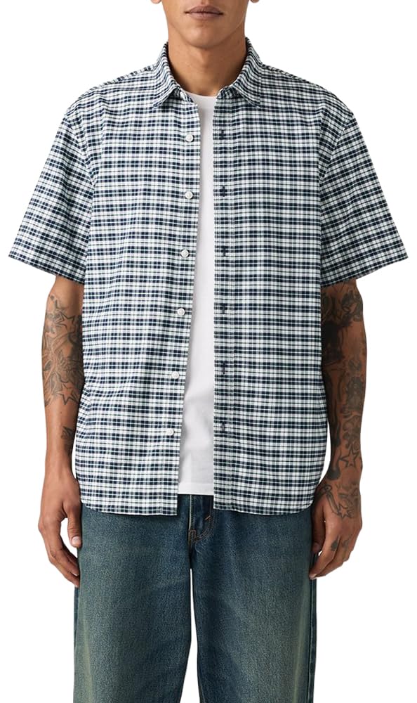 Men's Short Sleeveclassic Relaxed Shirt