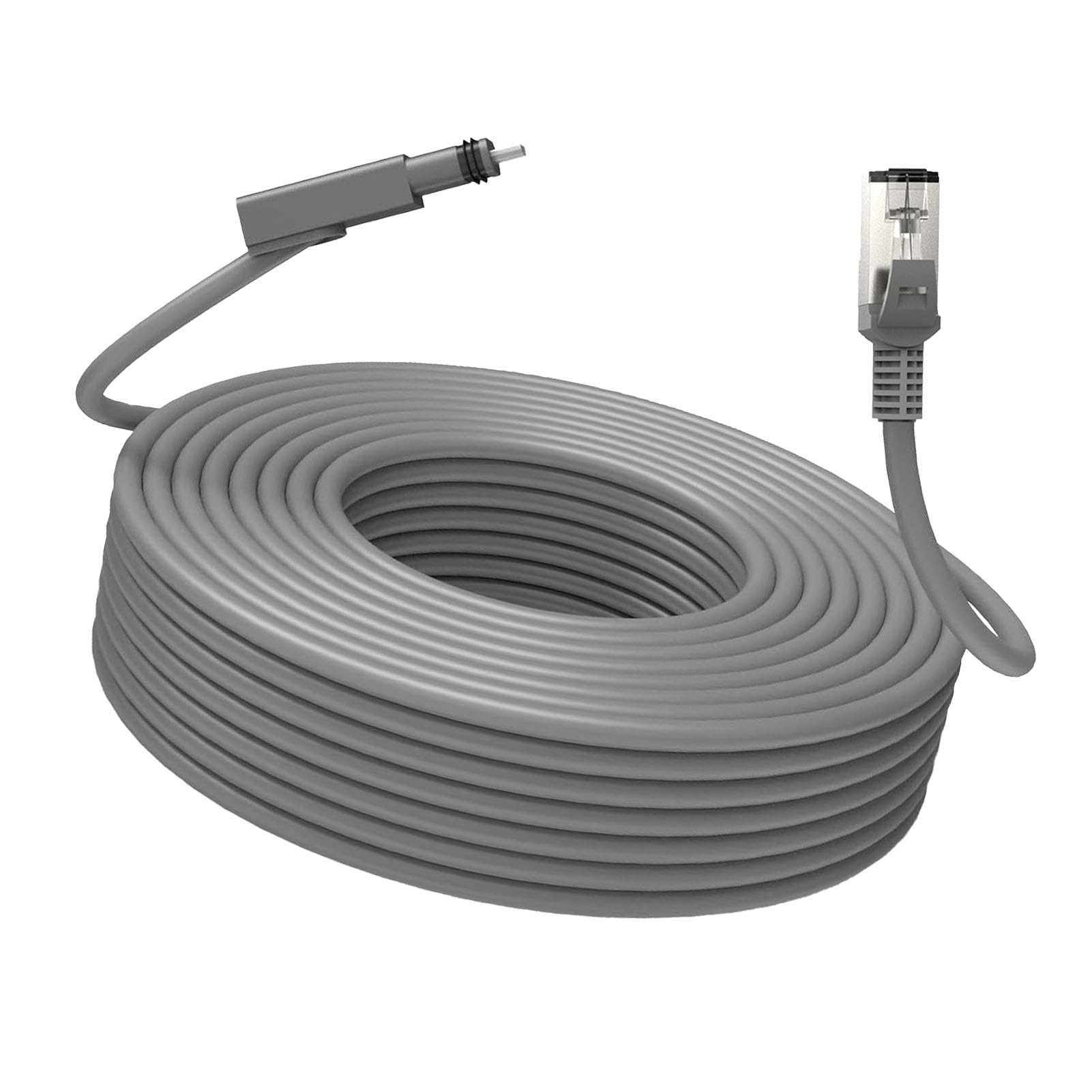 FTVOGUE Cavo Sostitutivo Satellitare Rettangolare, Prolunga a Attivazione Standard per Antenna Parabolica Internet Gen 2 V2, Installazione Semplice Connettività Stabile Trasmissione a 1200 Mbps (30