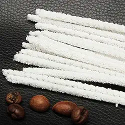 100 peças de algodão branco puro para limpeza de cachimbo tira de suporte de cigarro poderoso DIY acessórios de cigarro ferramenta de limpeza de tabaco para fumar