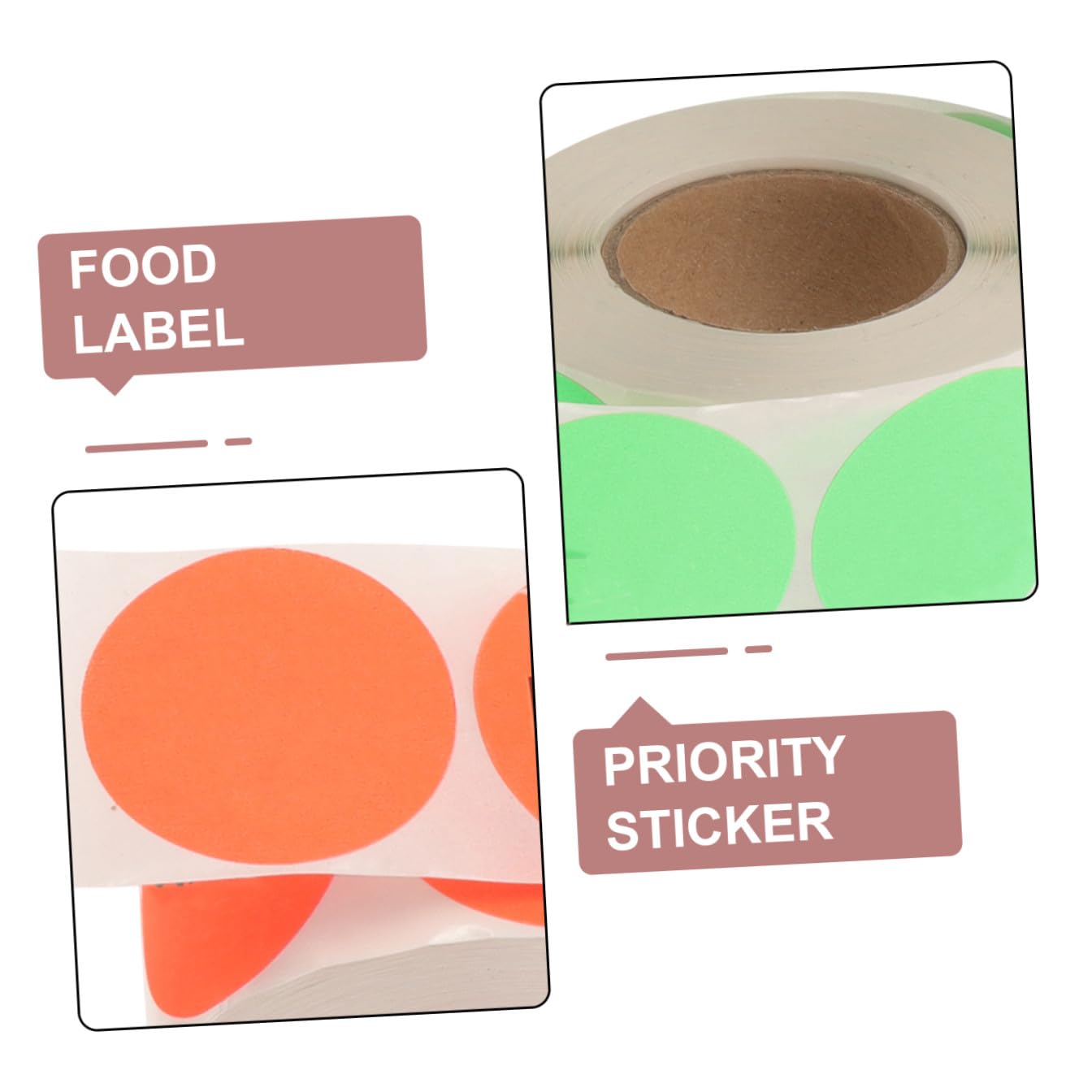 NUOBESTY 3 Rollos De Etiquetas De Control De Inventario De Servicio De Alimentos "Usar Primero" Adhesivo Permanente Etiquetas De Alimentos De Calidad De Restaurante Para Restaurante Rojo