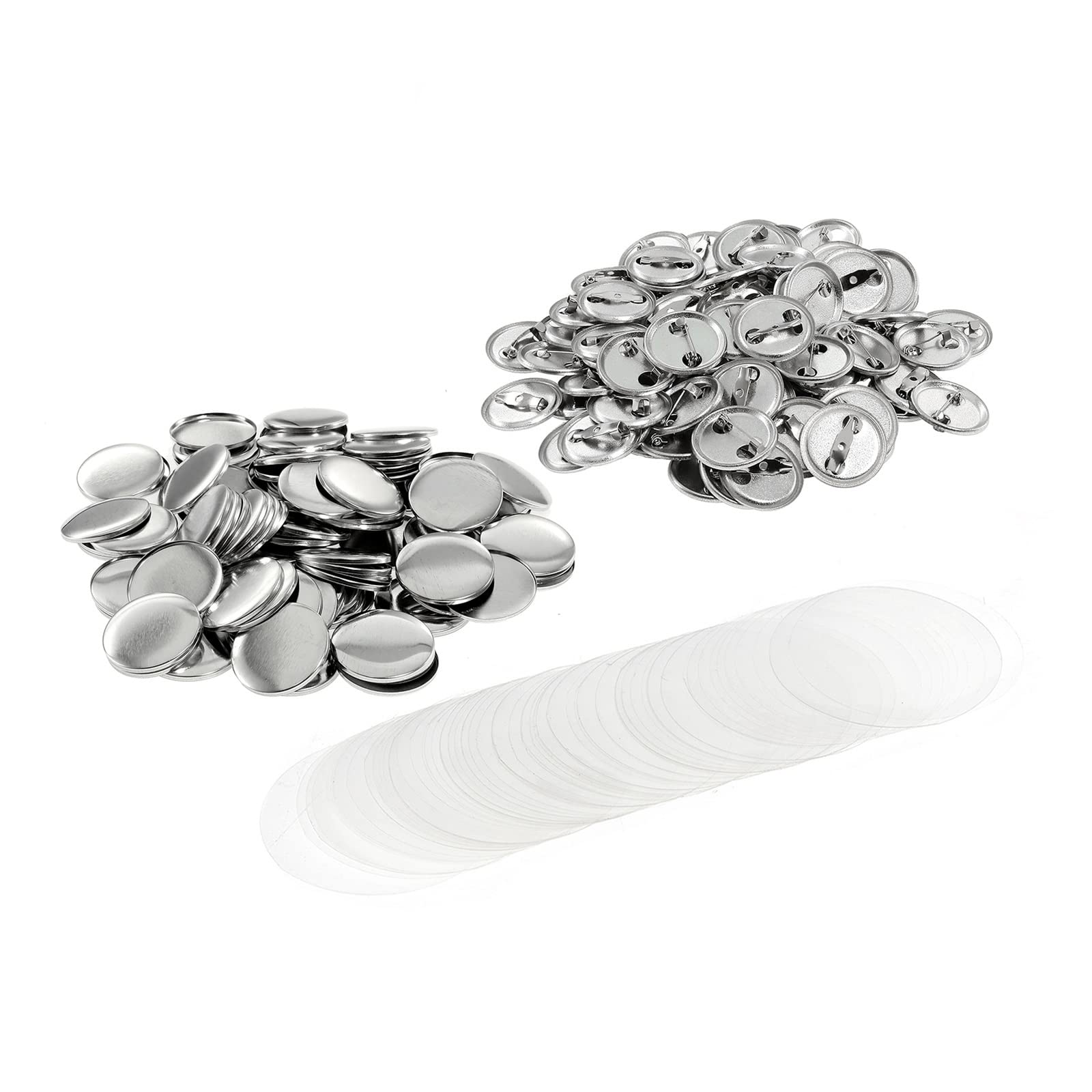 100 sztuk pusta przypinka przycisk ekspres części materiały eksploatacyjne 32mm 37mm 44mm DIY tworzenie guzików puste akcesoria do odznak(75mm)