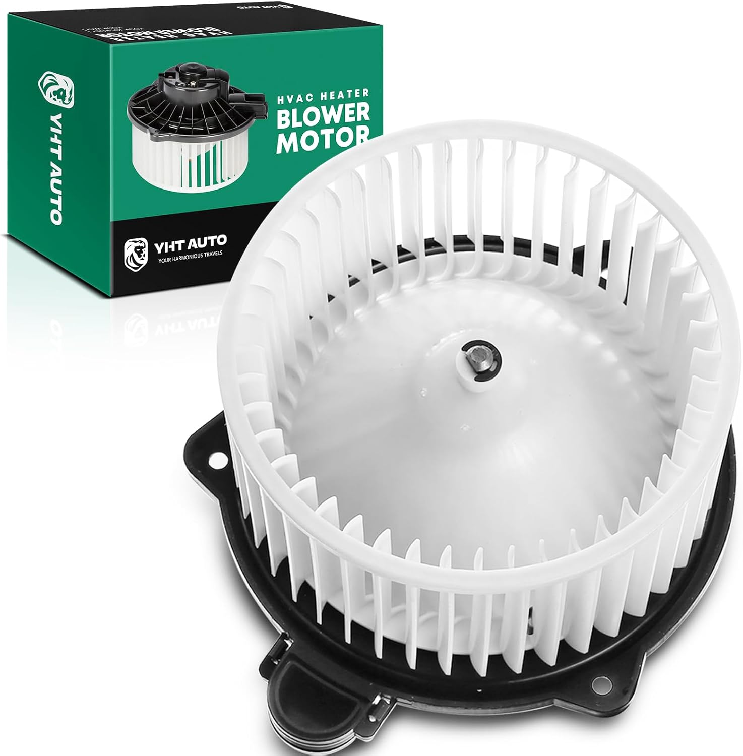 HVAC Blower Motor Assembly for Hyundai Sonata Accent Azera Tucson Entourage Kia Optima, Front Side