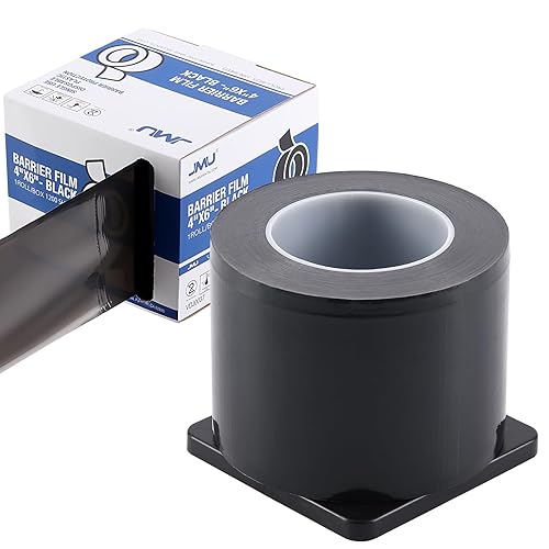 Miniatura 22 de JMU Película de barrera rosa, película de barrera dental para tatuajes, cinta de barrera de 4" x 6", 1200 hojas