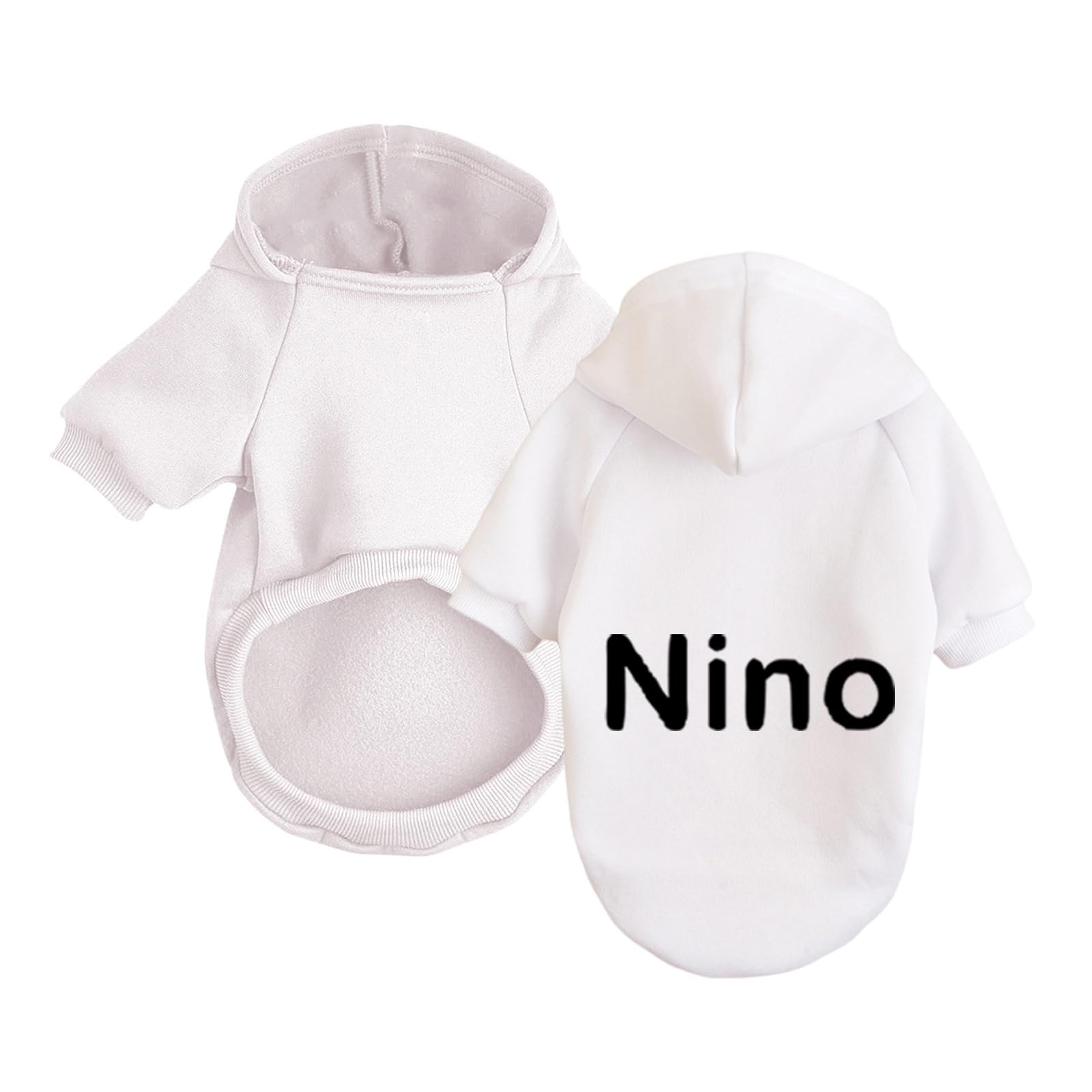 Custom Dog Hoodie with Embroidered Name Sweatshirt Warm and Lightweight Soft Texture Personalised Hoodie for Dogs Personalised Pet Gifts #052