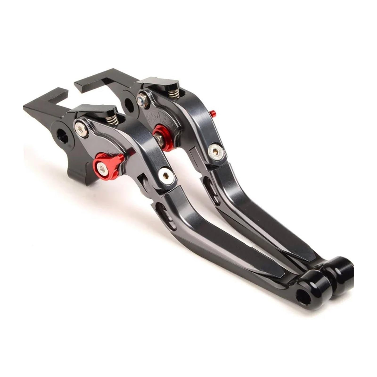 LGLDAMUHX Handlebar Clutch Brake Lever for Yamaha for Tmax for Tech for Max for TMAX 560 2019-2020 CNC Motorcycle Foldable Brake Clutch Levers Adjustable(1 Pair Titanium)