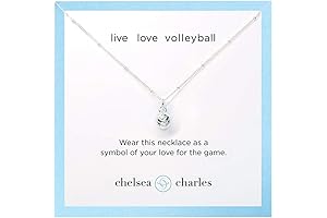 Exquisite Volleyball Pendant Necklace: A Symbol of Athleticism and Passion