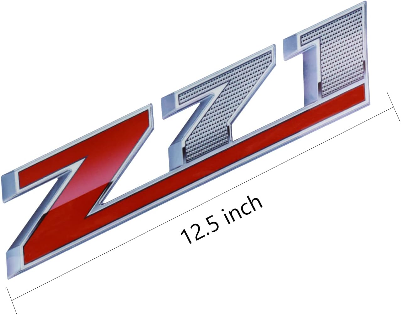 2Pc Z71 Bed Side Decal Vinyl Truck Stickers Replacement for 14-18 Silverado Colorado (Red)