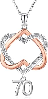 18 Year Old Girl Birthday Gifts/13th/15th/16th/17th/18th/21th/30th/40th/50th/60th/70th/80th Birthday Gifts for Her Daughter Bestfriend 925 Sterling Silver Heart Pendant Necklace for Women Girlfriend Sister Mothers Day Anniversary Jewelry