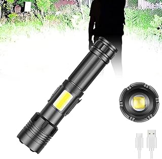 Camelliator Flashlight, Mattibom Flashlight, 90000 Lumen Flashlight Rechargeable, Led Rechargeable Tactical Laser Flashlight 90000 High Lumens, Mattibom Laser Flashlight, Wealddy Flashlight (Size : 9