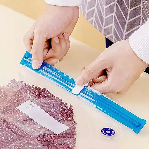 Miniatura 6 de Sous Vide - Bolsas reutilizables de 27 unidades, bolsas selladoras al vacío de alimentos sin BPA, bolsas de almacenamiento de alimentos, bolsas con