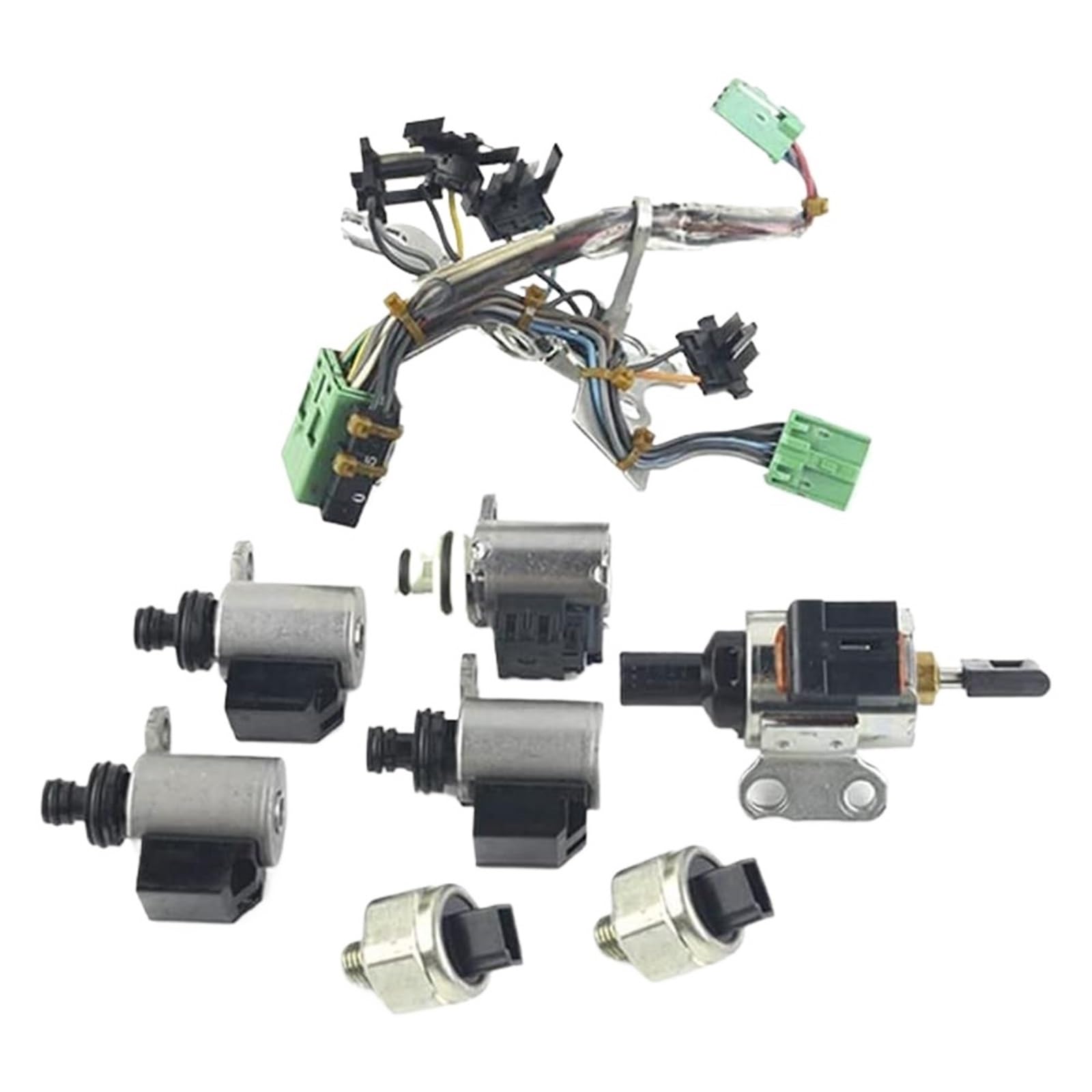 Eguias One Color Cvt Transmission Solenoid Kit Jf011e Re0f10a Valve Body Solenoids Fit For Altima Fit For Rogue Fit For Sentra Transmission Valve Body Transmission Valve Body