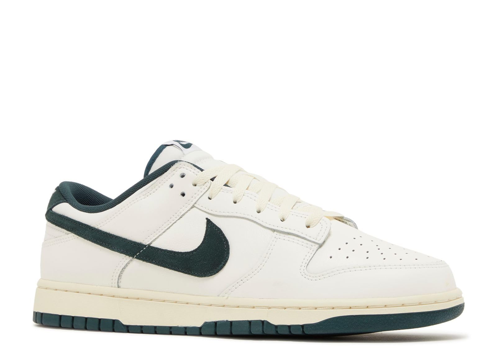 Nike Dunk Low Men's Sneakers, Sail/Deep Jungle/Coconut Milk/White, Size 8.5