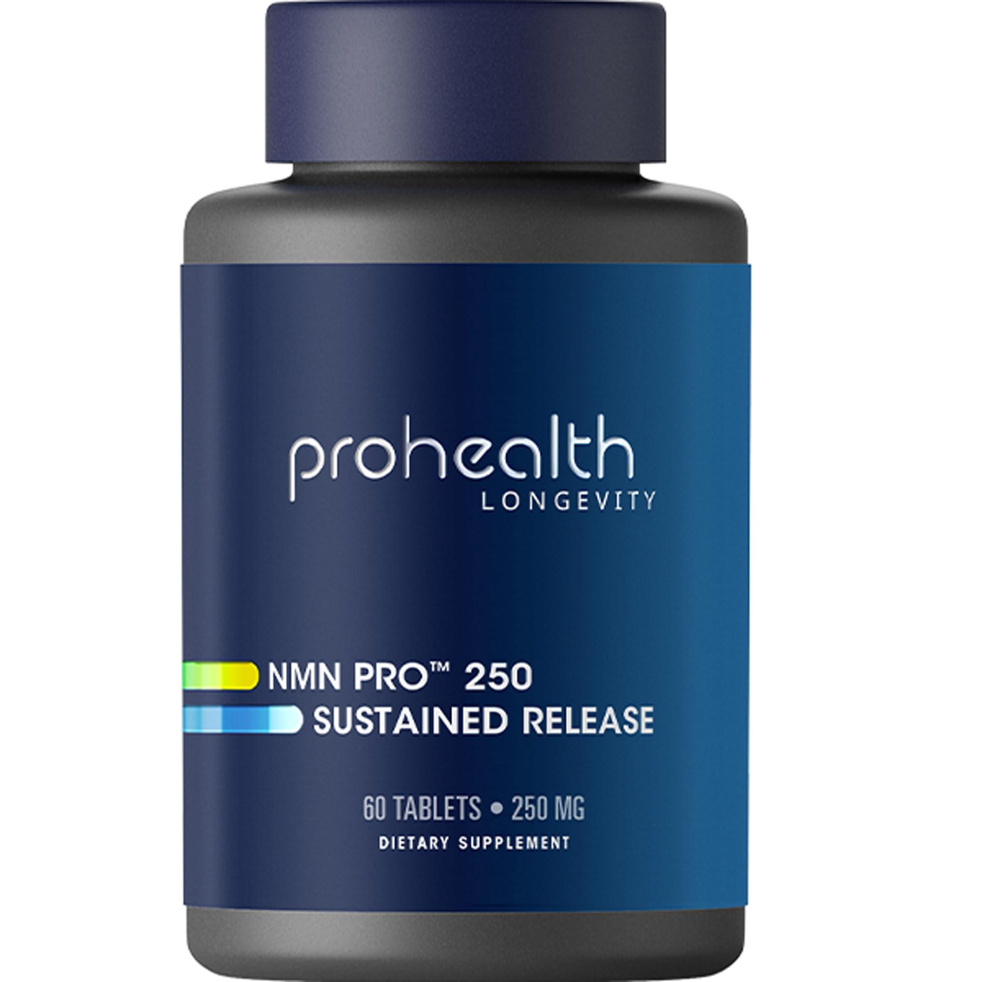 ProHealth NMN Pro 250 Sustained Release (60 Tablets) 250 mg Uthever® NMN. NAD+ Precursor for Cellular Energy, Mitochondrial Support & Healthy Aging. USA Manufactured, Triple Lab-Tested 60 Count (Pack of 1)