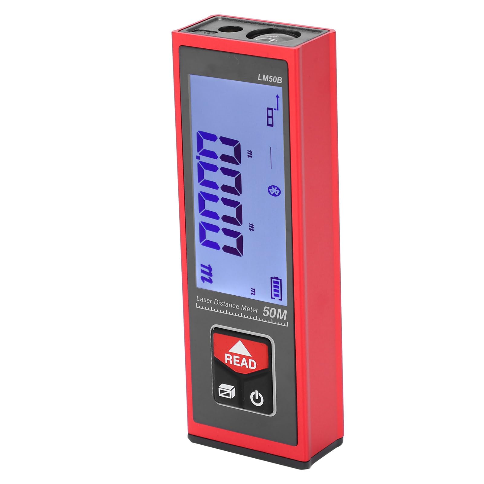 Buscador de Rango láser de Gearwell, medidor de Distancia LM50B 50m, Herramienta de medición de Regla electrónica, Dispositivo de medición láser de Mano, para medición de