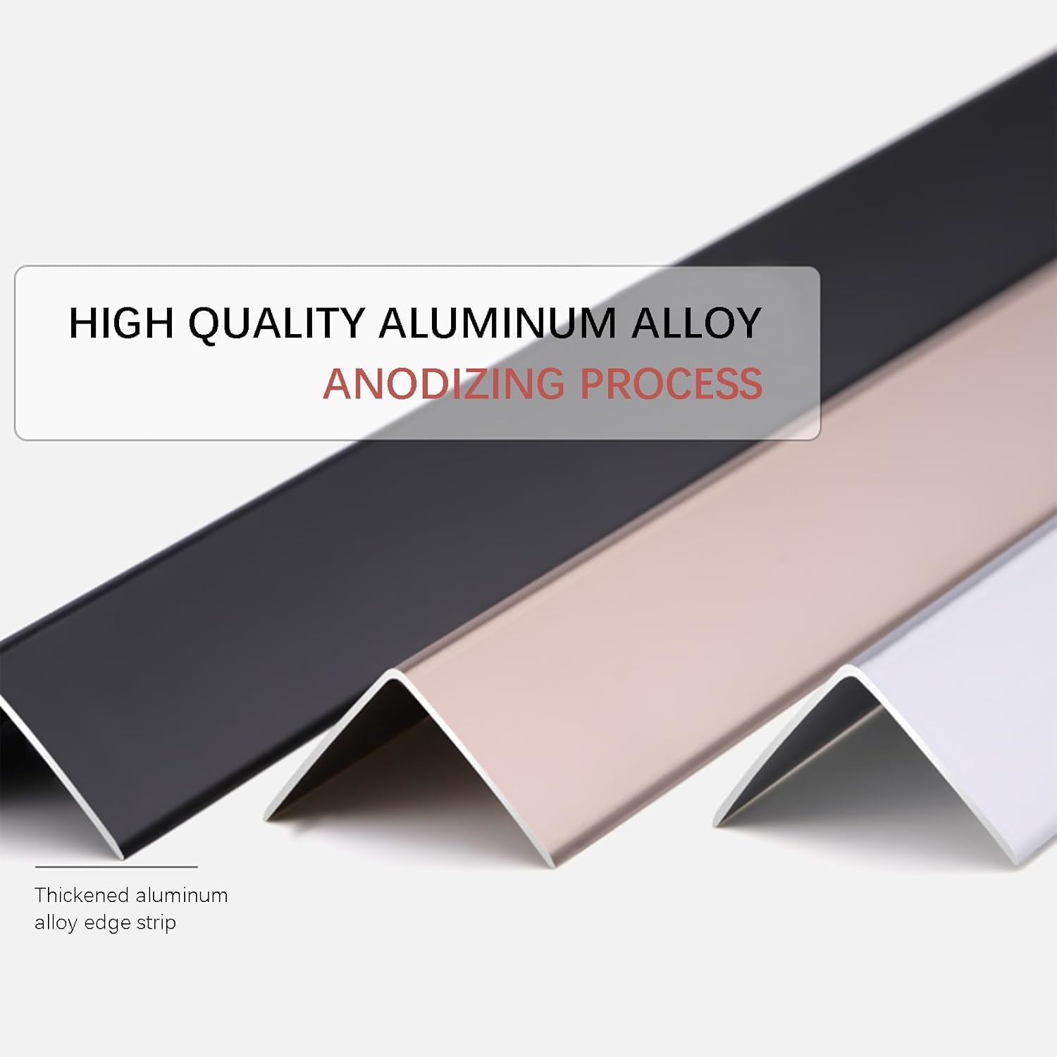 Aluminum L Molding Wall Corner Guard Corner Protector Width 50x50mm Length 300mm Aluminum Edge Trim for Wall Door Frame Tile Edge - Stylish and Durable Wall Protection (Rose Gold, 8pcs)