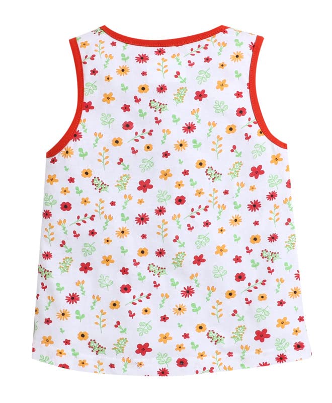 Image of BUMZEE Girl's Cotton Printed Regular Fit T-Shirt