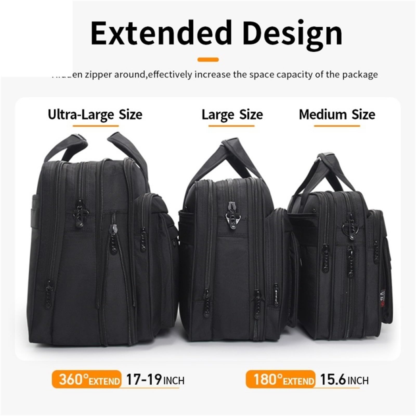 Valigetta Porta Documenti Borsa ventiquattrore di grande capacità da uomo d'affari 15,6 pollici 17 "19" borse a tracolla for laptop in tela for notebook messenger In Viaggio D'Affari