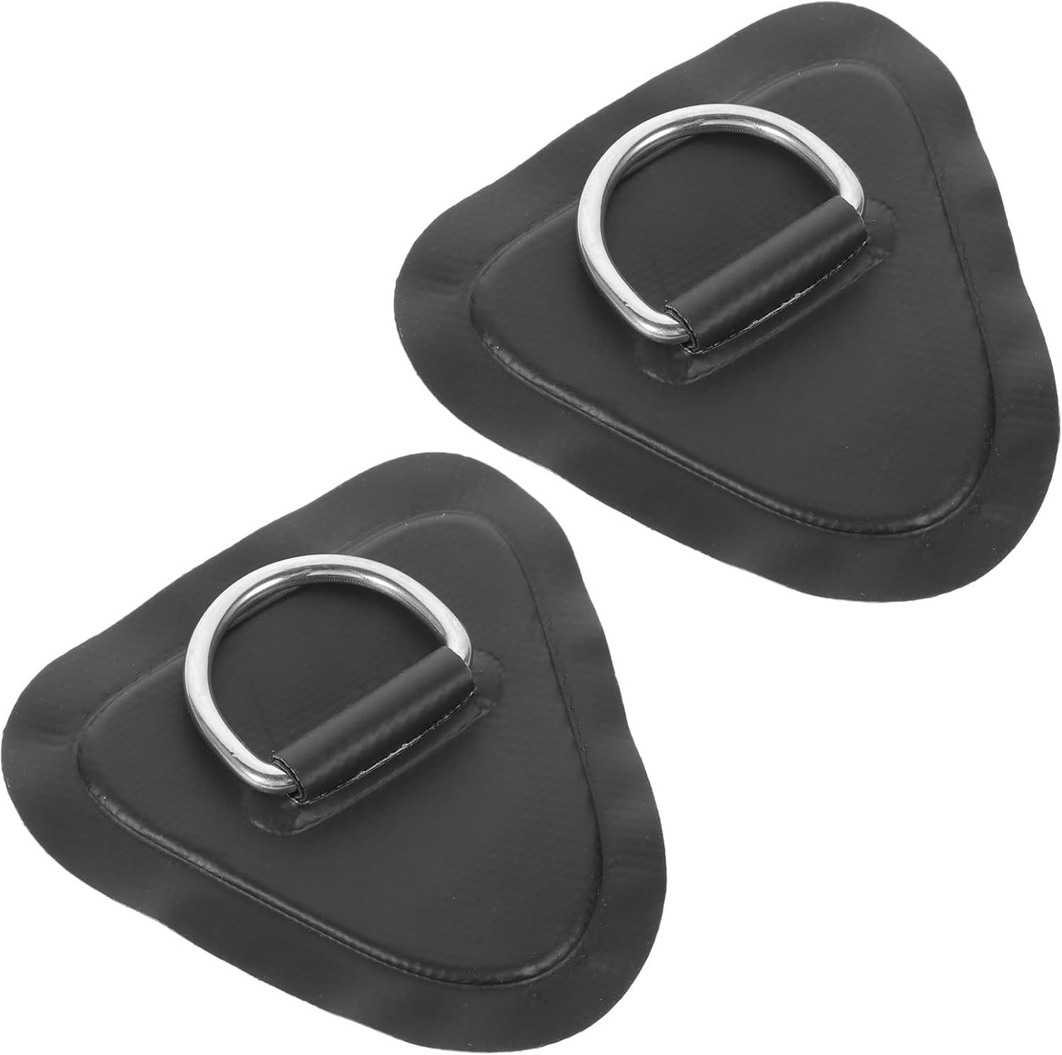 ABOOFAN 2pcs Kayak Cord D Buckle PVC Replacement Bungee Cord Rings for Inflatable Boat Paddle Board Accessories Black Kayak Deck Anchor Line Fixing Hardware