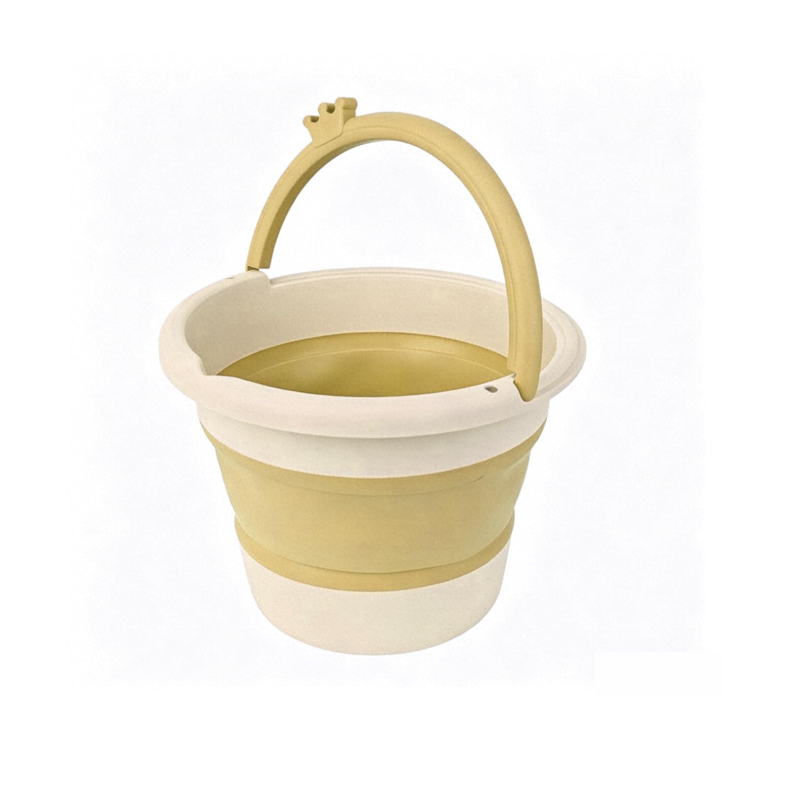 Cubo plegable de silicona flexible resistente al agua para cocina de casa