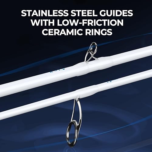 Miniatura 6 de KastKing Centron Lite Travel Fishing Rods, Portable 4/5 Piece Spinning & Casting Rods, Extra Twin-Tip, IM6 Graphite Blanks, Stainless Steel Guides