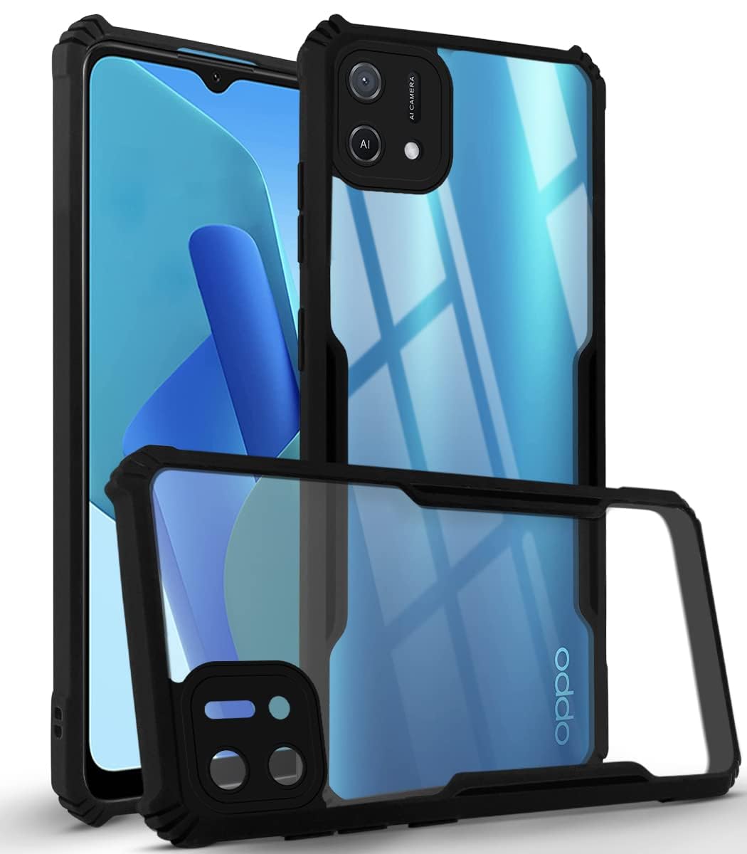 Jkobi Back Cover Case for Oppo A16K | A16e (Shockproof with Polycarbonate Clear Panel | Professional Black) (B0CCYRT647) Amazon Price History, Amazon Price Tracker