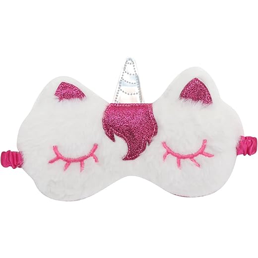 Cotton London Cute Plush Unicorn Sleeping Mask