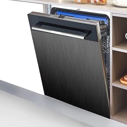 Miniatura 4 de MLGB Adhesivo magnético de acero inoxidable para lavavajillas, decoración de cocina, panel de refrigerador, calcomanía reutilizable de acero