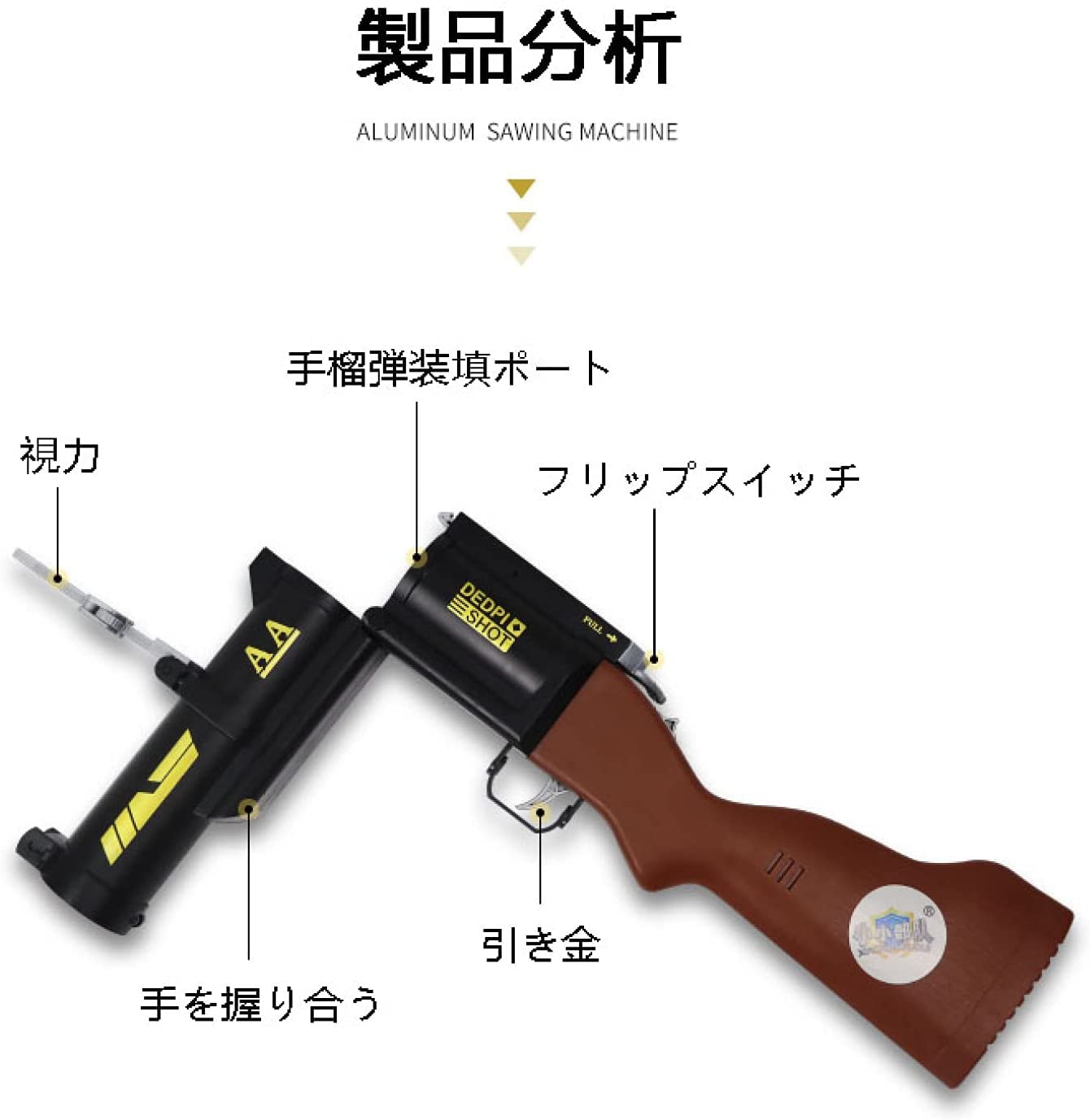 Amazon.co.jp: M79榴弾砲、モデルロケットランチャーミサイル