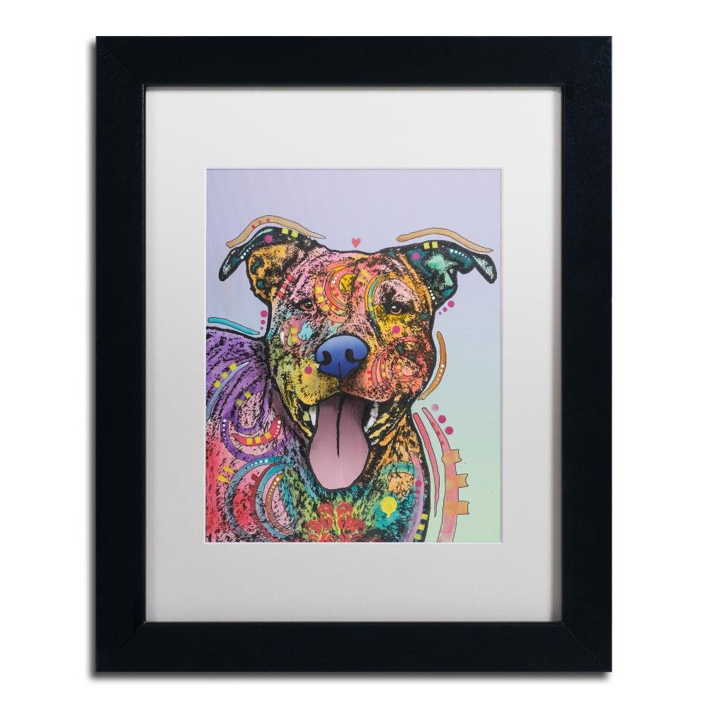 Zoey by Dean Russo, White Matte, Black Frame 11x14-Inch