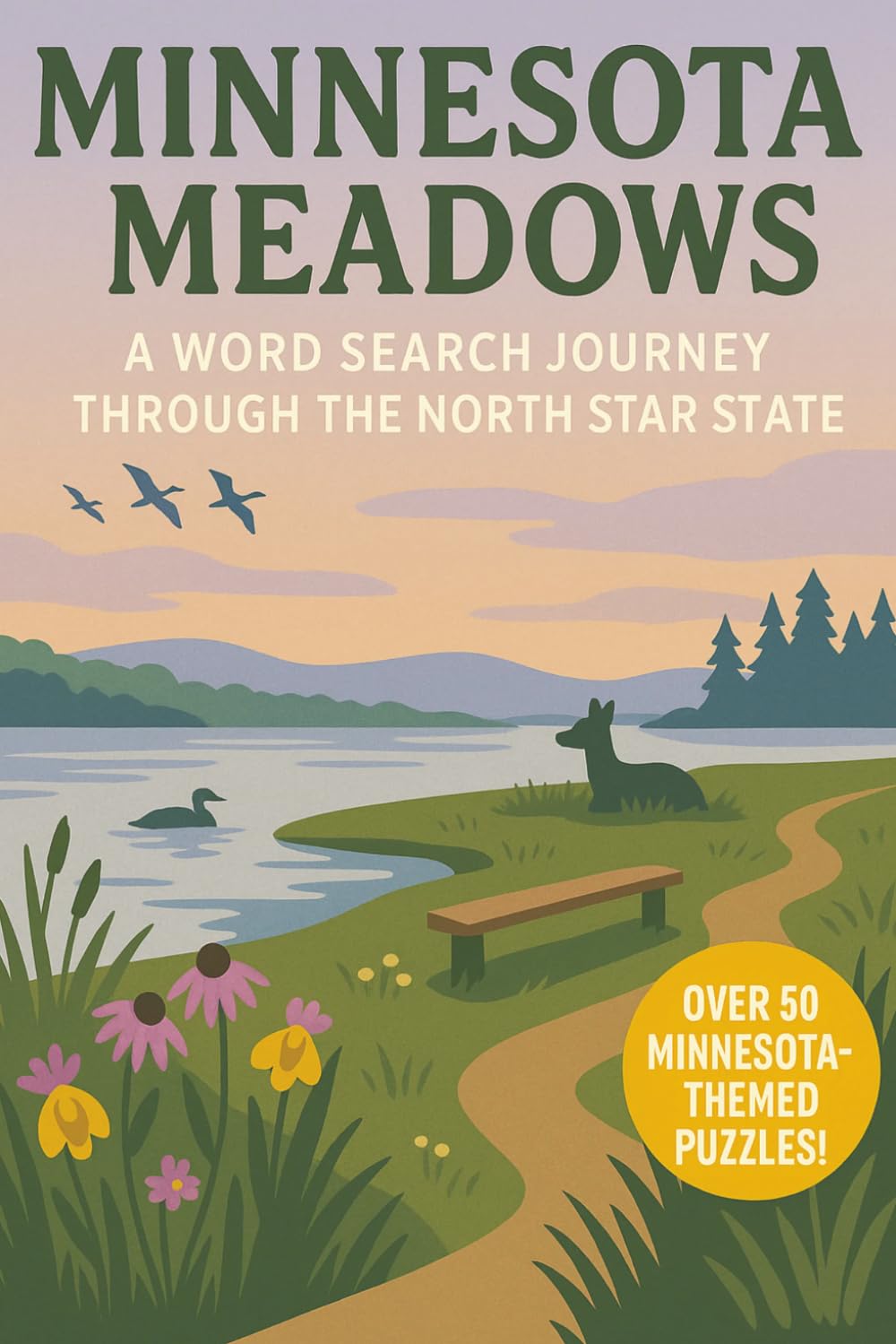 Minnesota Word Search: A Puzzle Book about Minnesota's Lakes, Cities, History and More