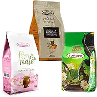 Kit Composto Para Chimarrão Erva Mate Schneider Laranja Flor
