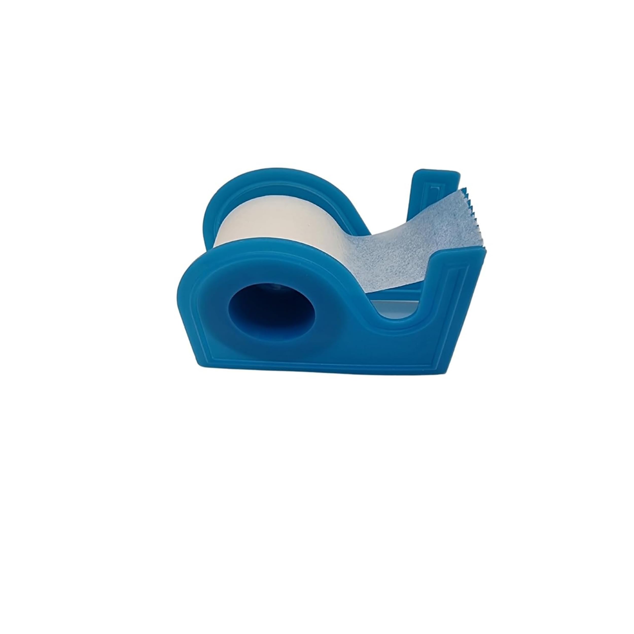 Lot de 5 pièces sparadrap avec dévidoir de 9 mètres, microporeux, ruban blanc, adhésifs non tissés pour fixation, usage respirant et hypoallergénique bandage, bande, tissu, doux, résistant à l'eau