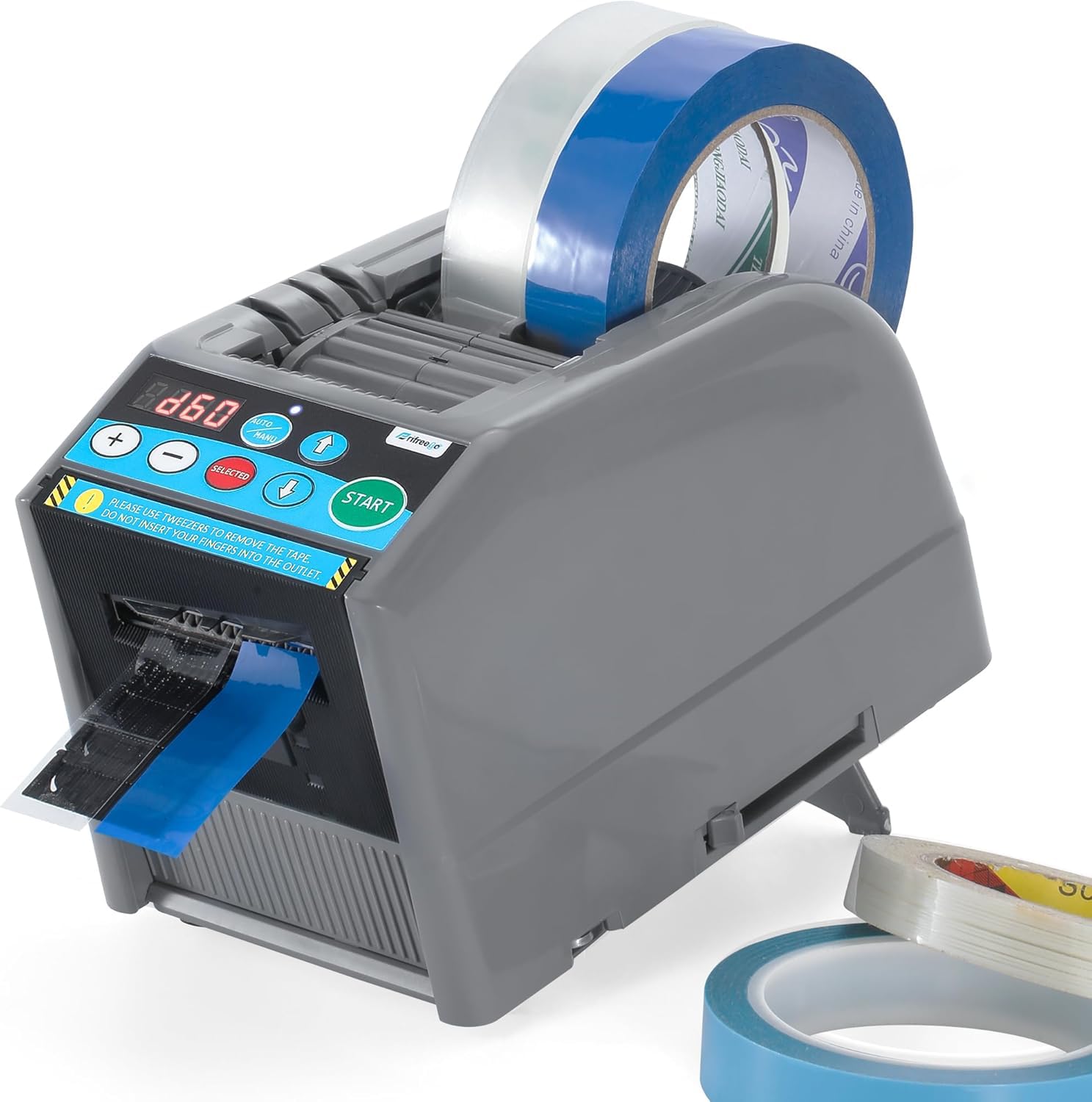 本日取り消し※ Amazon.co.jp: Frifreego 電動テープカッター 自動テープカッター 最大