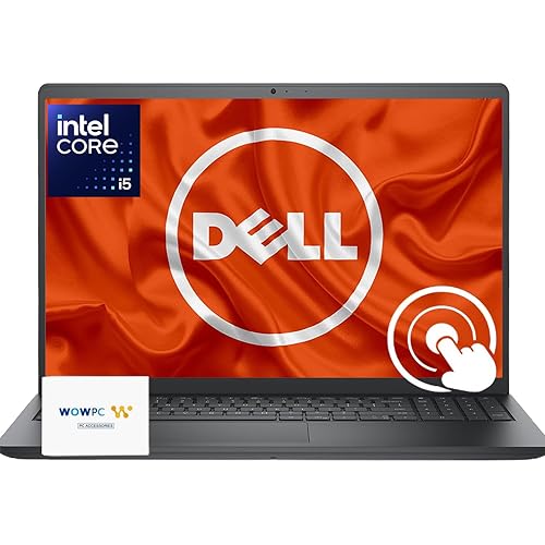 Dell Inspiron 15.6" FHD Touchscreen Laptop 2026 Edition | Latest 13th Gen Intel Core i5 (Beat i7-1250U) | 12GB RAM | 1TB Storage (512GB PCIe SSD + 512GB External) | Win 11 with Office 365 for Web