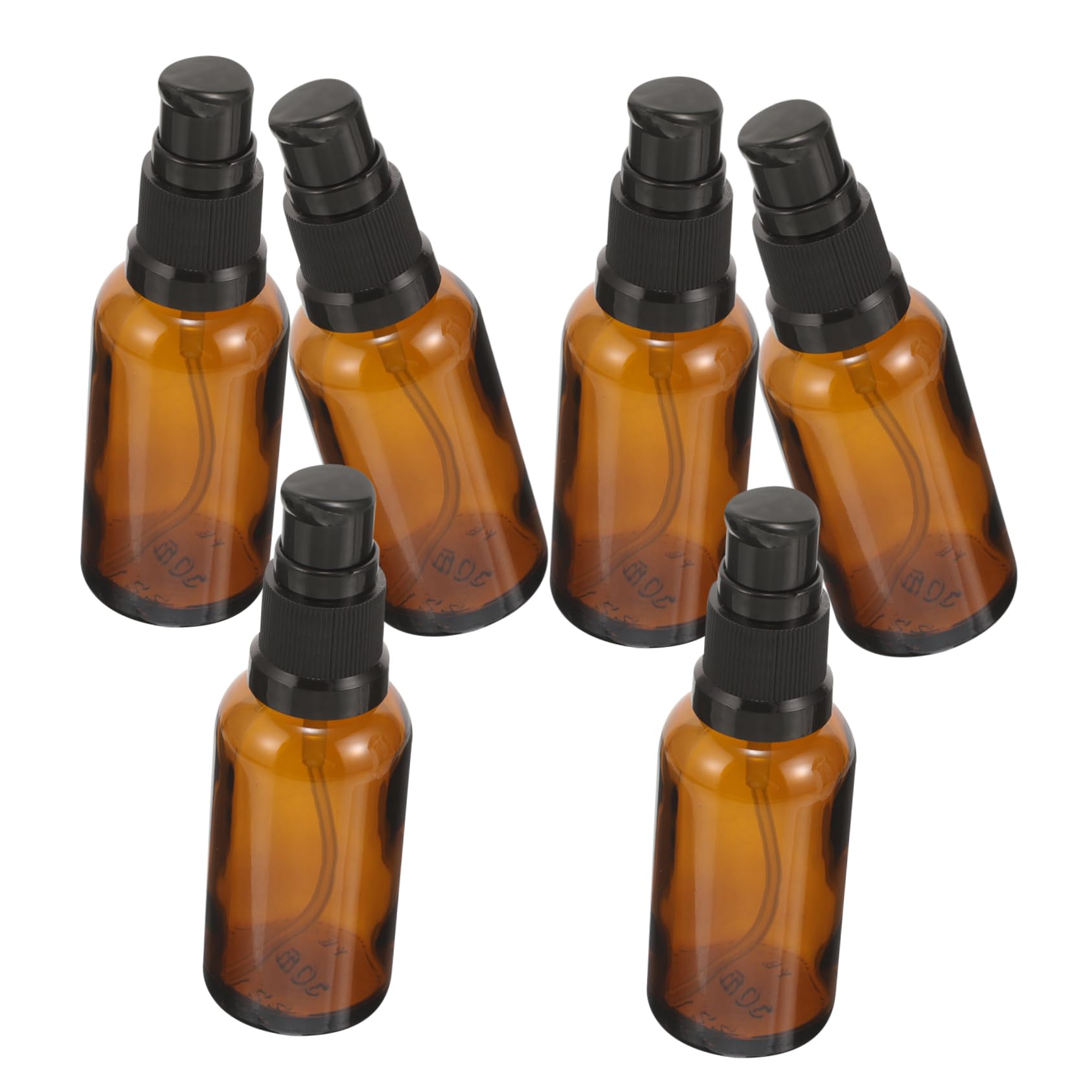 SHERCHPRY 3 Set Bottiglie Viaggio Con Pompa Contenitori Per Cosmetici E Profumi Dispenser Bottiglie Ricaricabili E Pratiche Per Viaggi 6 Pezzi*3