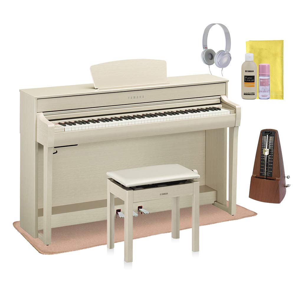 Amazon | YAMAHA CLP-735WA 電子ピアノ クラビノーバ 88鍵盤 マット