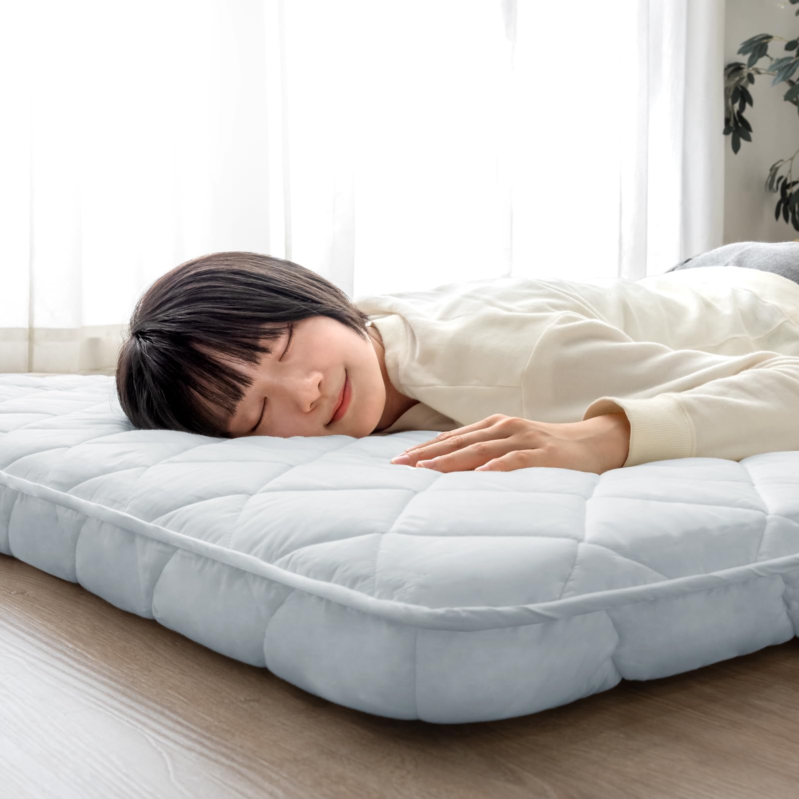 Amazon｜タンスのゲン 敷布団 シングル 日本製 高耐久 & 高反発 100